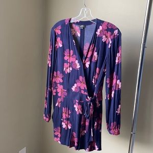 Cutest V Neck floral Romper!